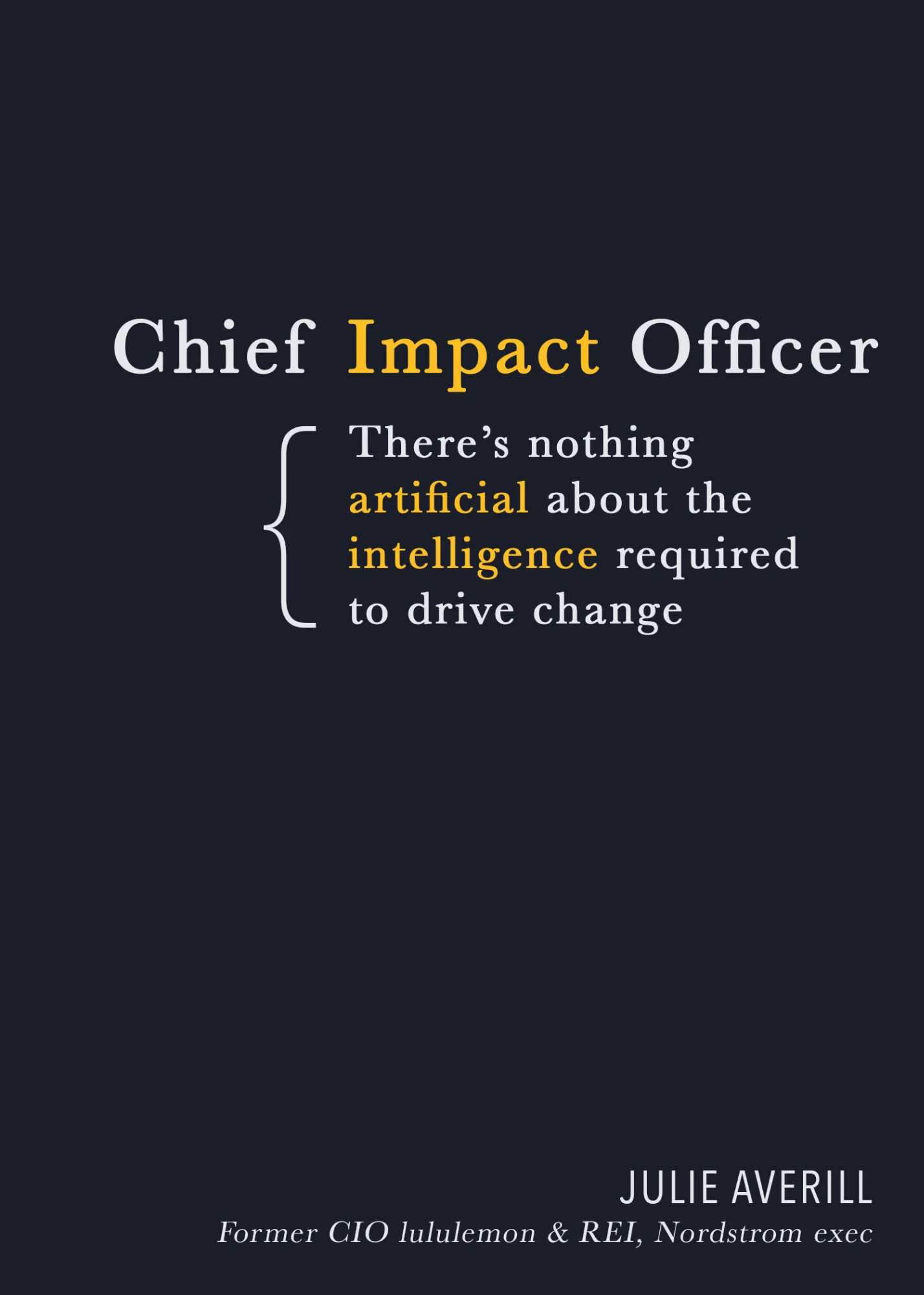 Chief Impact Officer book cover