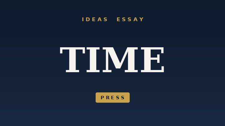 TIME Ideas essay by Julie Averill