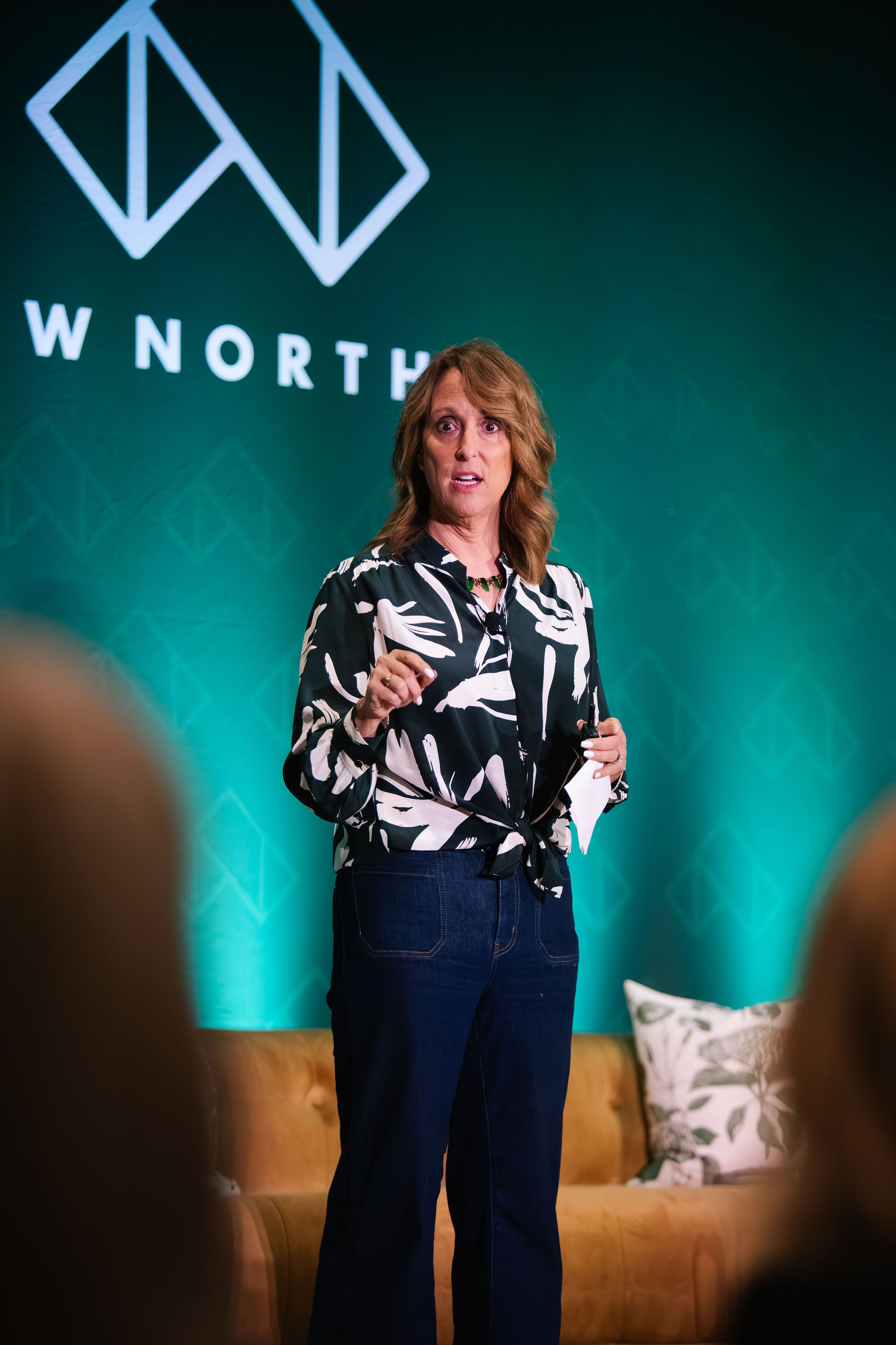 Julie Averill speaking at WNORTH